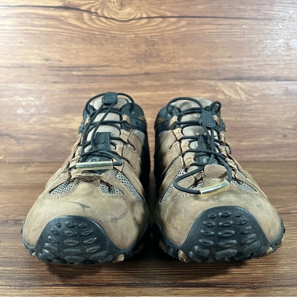 Merrell Chameleon 8 Brown Leather Slip-On Hiking Shoes Men’s Size 11.5 - Picture 5 of 11